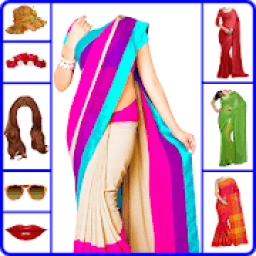 ikon Saree Photo Editor- Women Saree Photo Suit Montage