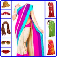 Saree Photo Editor- Women Saree Photo Suit Montage