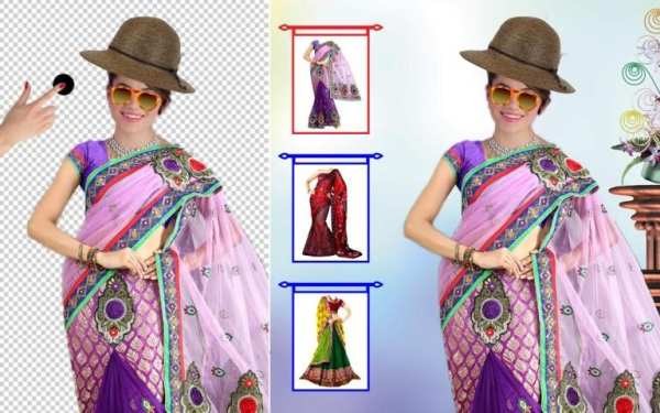 Saree Photo Editor- Women Saree Photo Suit Montage screenshot 4