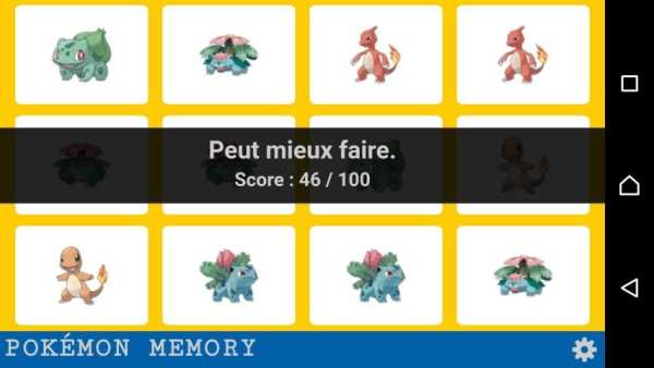 Pokémon Memory स्क्रीनशॉट 5