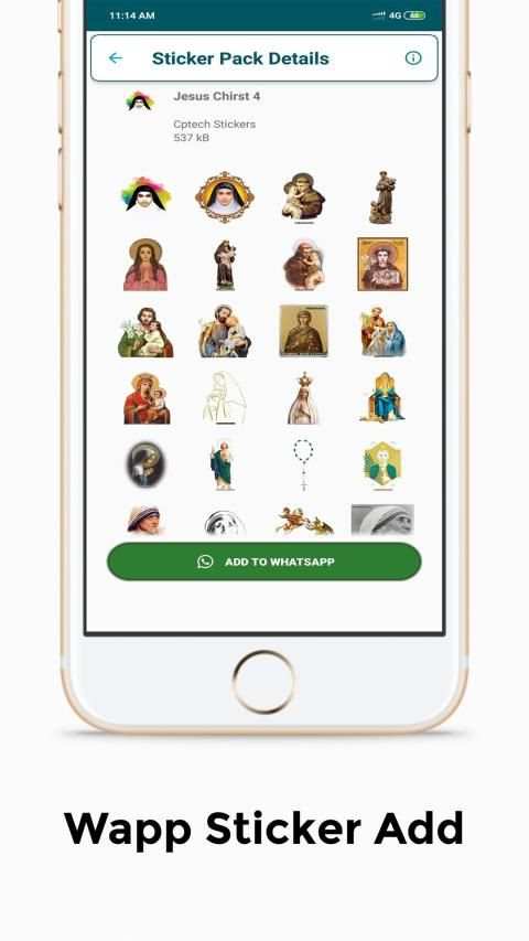 Jesus Christ Sticker For Wapp screenshot 3