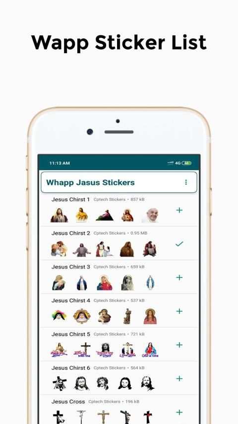 Jesus Christ Sticker For Wapp screenshot 4