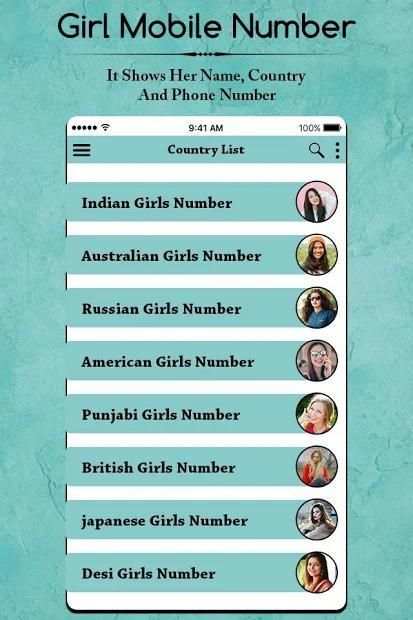 Girls Mobile Number : Search Girlfriend Number स्क्रीनशॉट 1