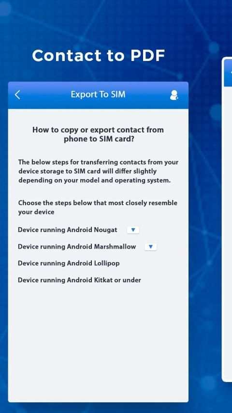 Contacts To PDF - Phone Contacts PDF Export स्क्रीनशॉट 3