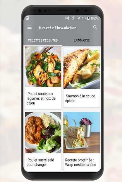 Recette Musculation & Programme Sèche 2019 screenshot 2
