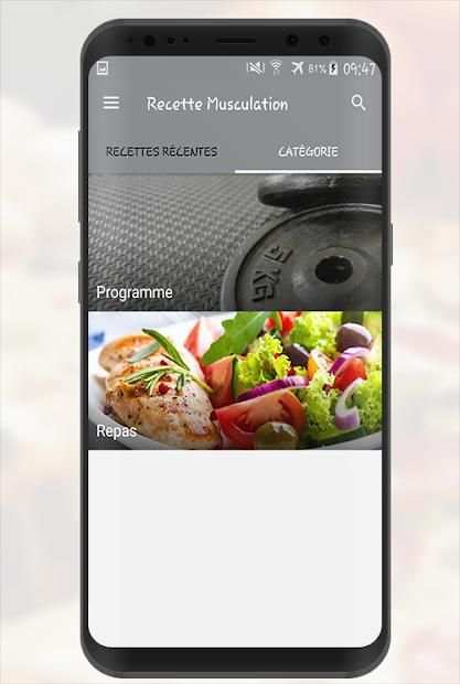 Recette Musculation & Programme Sèche 2019 screenshot 1