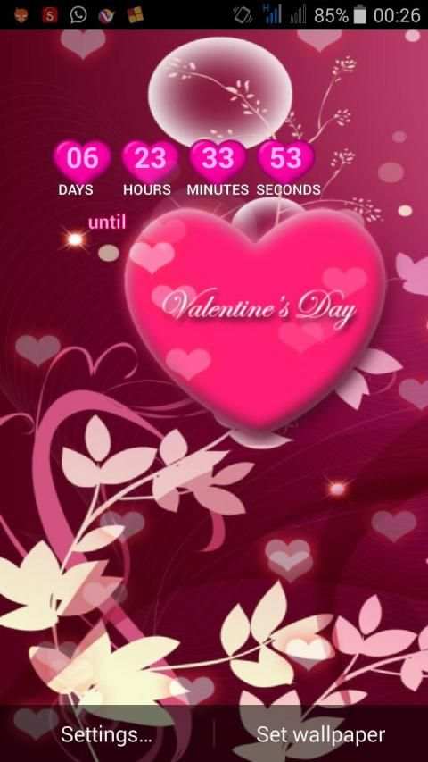 2019 Valentine Live Wallpaper screenshot 2