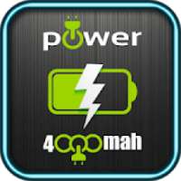 6000 mAH Long Battery Life & Saver Pro : Simulated on 9Apps