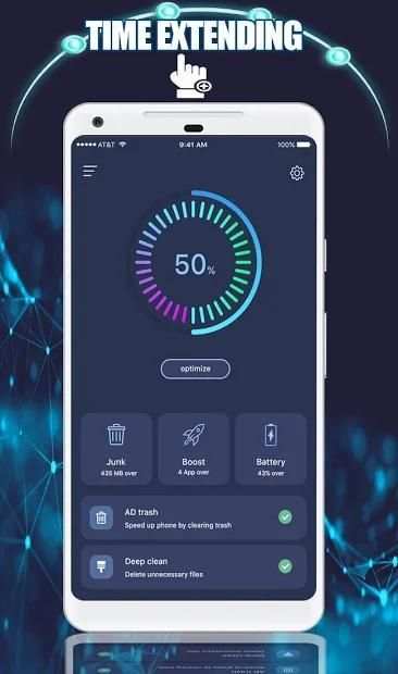 6000 mAH Long Battery Life & Saver Pro : Simulated screenshot 1