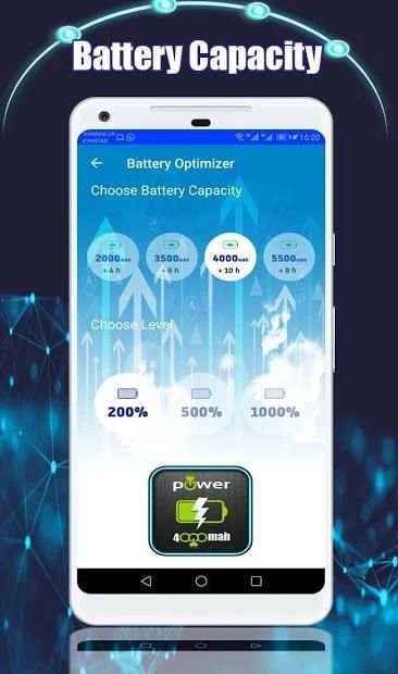 6000 mAH Long Battery Life & Saver Pro : Simulated screenshot 2