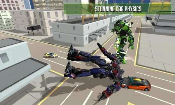 Real Robot Car Transformer Games screenshot 2
