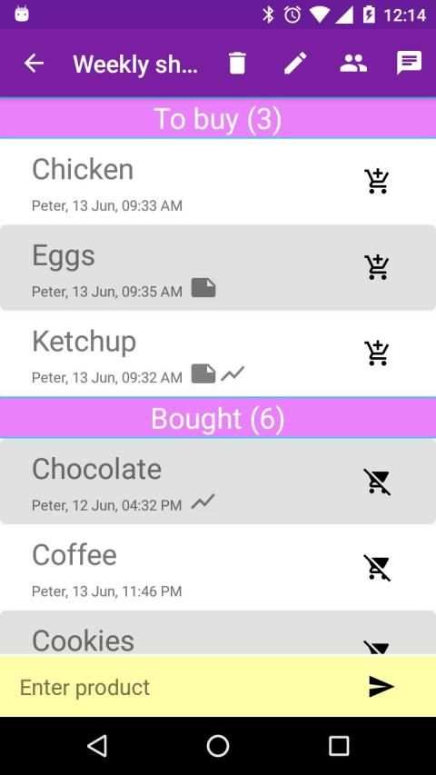 shareList! - Shopping lists screenshot 3