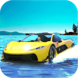 Waterpark Car Slide Racing 2019 आइकन