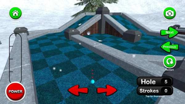 Mini Golf 3D Winter Adventure स्क्रीनशॉट 11