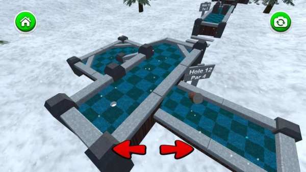 Mini Golf 3D Winter Adventure स्क्रीनशॉट 7
