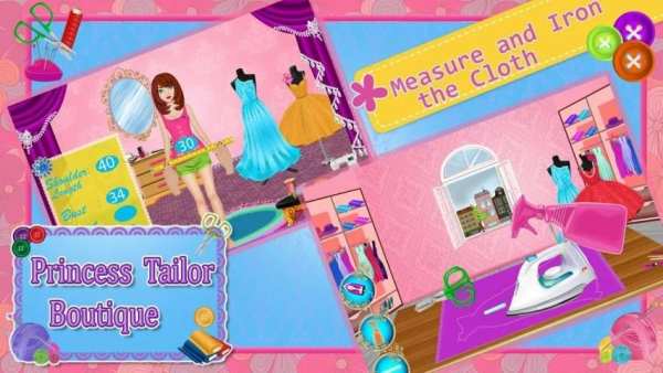 Princess Tailor Boutique Games screenshot 3