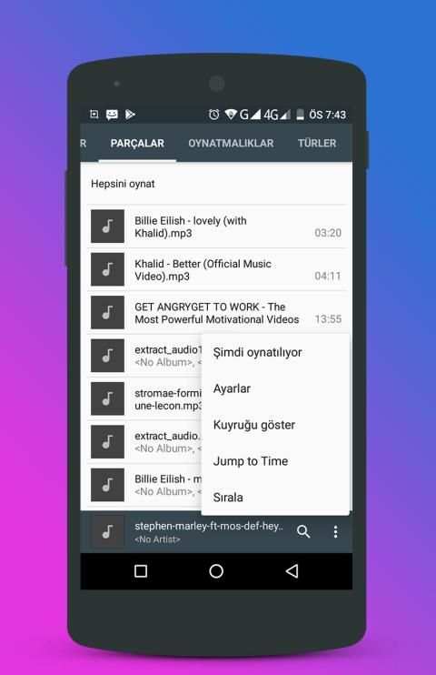 music player screenshot 2