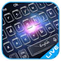 Live Star Black Hole Galaxy Keyboard Theme