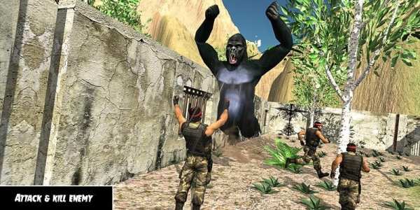 Wild Gorilla Jail Escape – Angry Ape Survival स्क्रीनशॉट 7