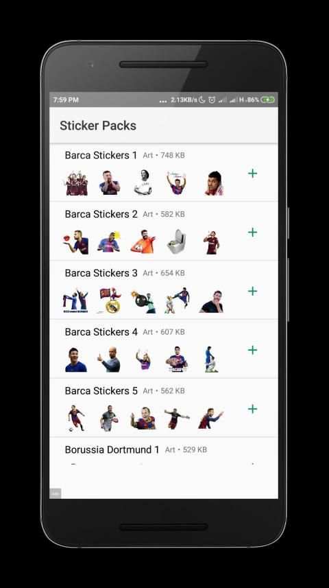 Football Stickers for WhatsApp - WAStickerApps screenshot 8