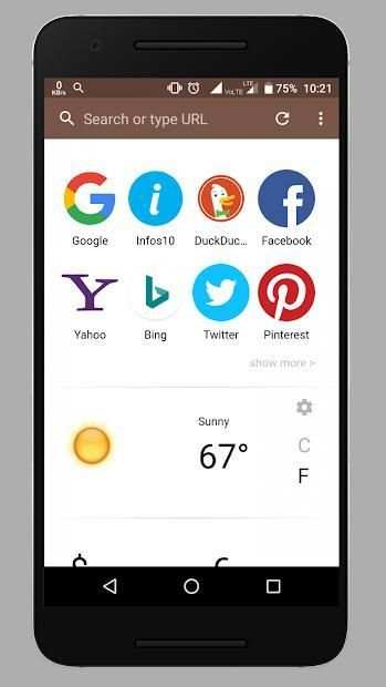 FS Browser - A simple web browser screenshot 2
