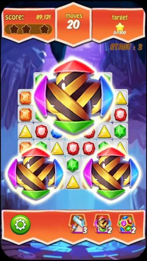 Diamond Match 3 Games स्क्रीनशॉट 4