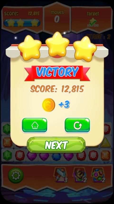 Diamond Match 3 Games स्क्रीनशॉट 6