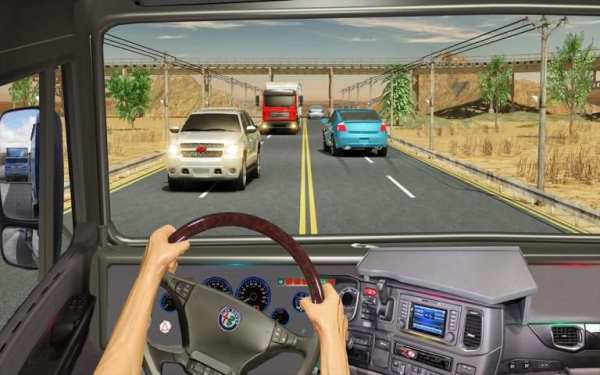 Traffic Highway Truck Racing - Truck Driving स्क्रीनशॉट 4