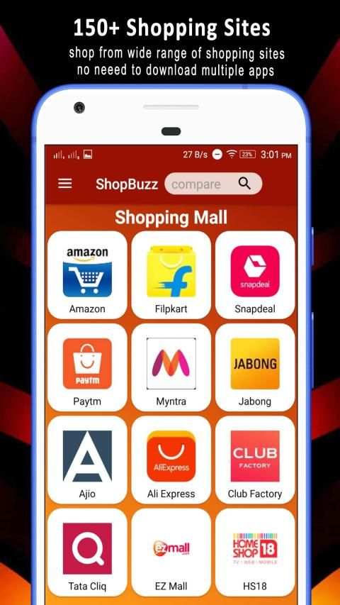 ShopBuzz - All in One Shopping App Browser No-Ads screenshot 4