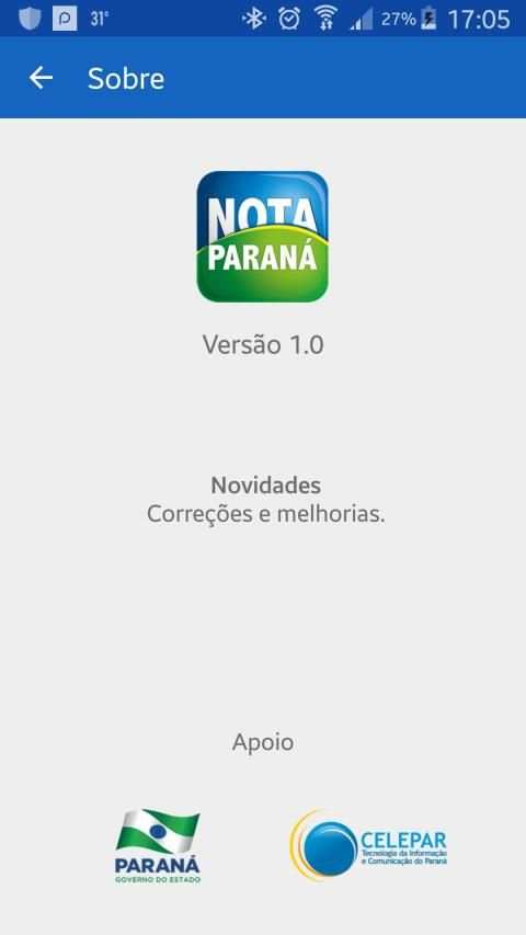 Nota Paraná screenshot 1