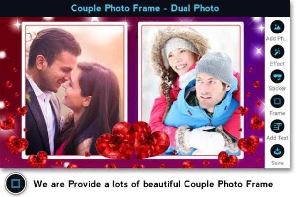 Couple Photo Frame - Multi Photo स्क्रीनशॉट 3