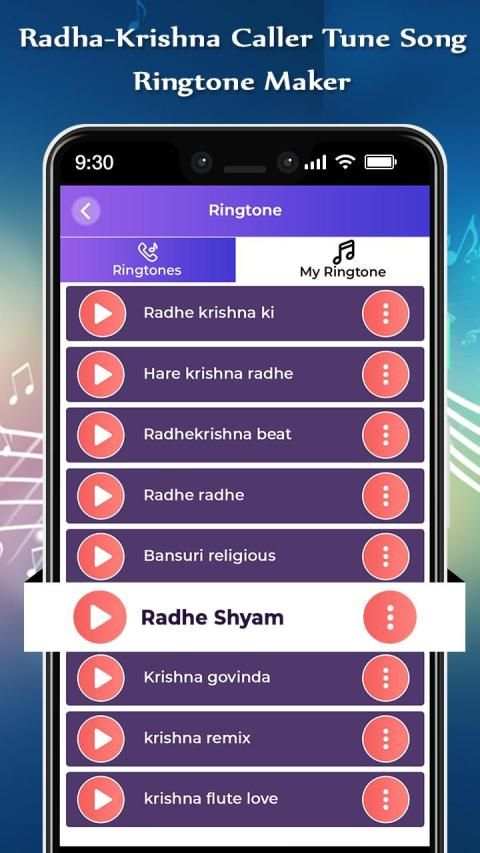 Radha-Krishna Caller Tune Song-Ringtone Maker screenshot 5