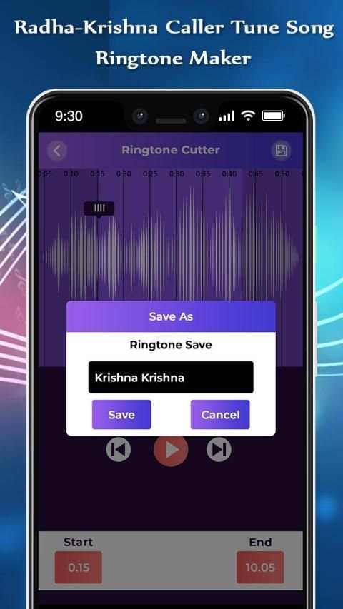 Radha-Krishna Caller Tune Song-Ringtone Maker screenshot 2