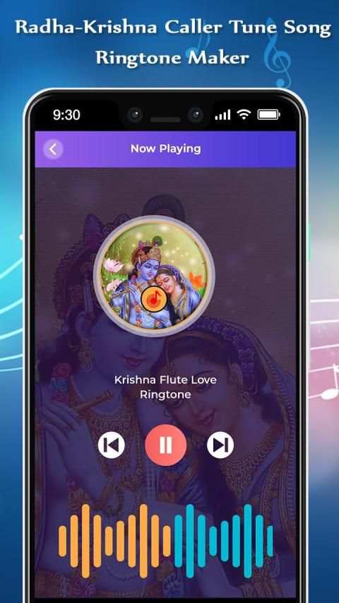 Radha-Krishna Caller Tune Song-Ringtone Maker screenshot 1