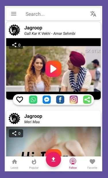 Status Videos for Whatsapp, Facebook, Instagram screenshot 1