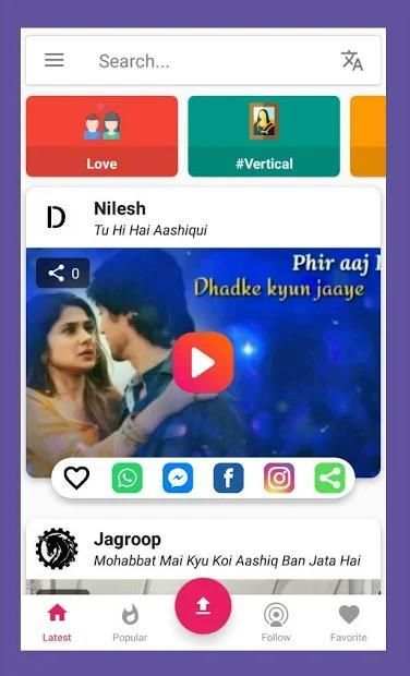 Status Videos for Whatsapp, Facebook, Instagram स्क्रीनशॉट 10