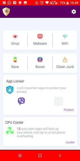 Virus Cleaner - Antivirus, Spyware & Malware screenshot 1