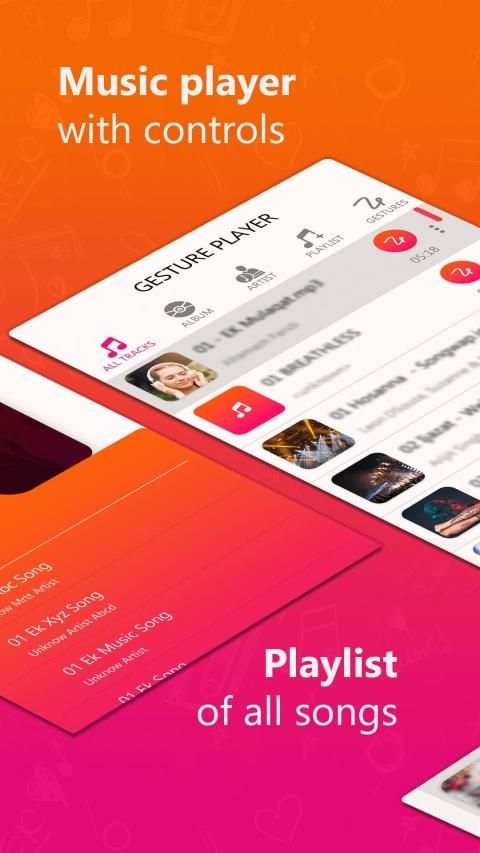 Gesture Music Player screenshot 5