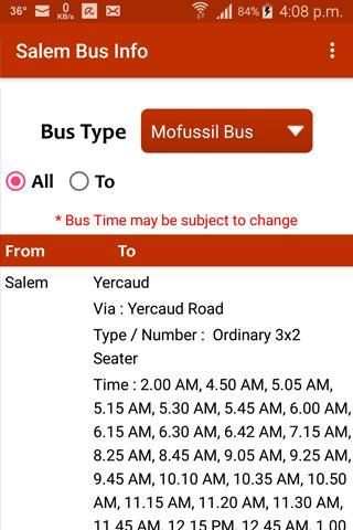 Salem Bus Info screenshot 6