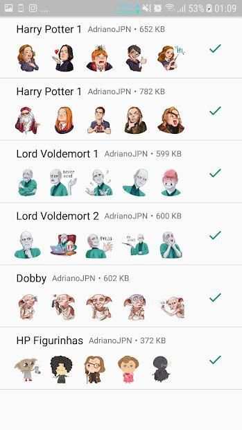 Stickers Harry P para WhatsApp screenshot 2