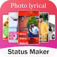 My Photo To Video Status Maker With Song/Lyrics