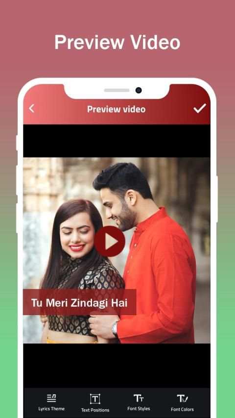 My Photo To Video Status Maker With Song/Lyrics स्क्रीनशॉट 3