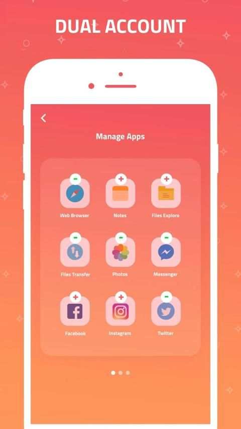 Dual Space - Multiple Accounts & Parallel Apps screenshot 7