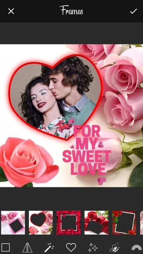 Rose Photo Frames New स्क्रीनशॉट 1