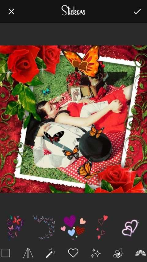 Rose Photo Frames New स्क्रीनशॉट 3