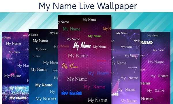 My name live wallpaper screenshot 2