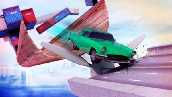 Grand Mega Ramp Car Racing 2019 screenshot 1