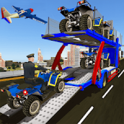 US Police Plane Transporter: ATV Quad Bikes 2018 icon