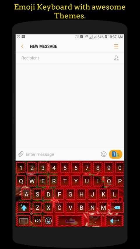 Emoji Keyboard 2019 स्क्रीनशॉट 8