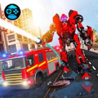Firefighter Real Robot Rescue Firetruck Simulator